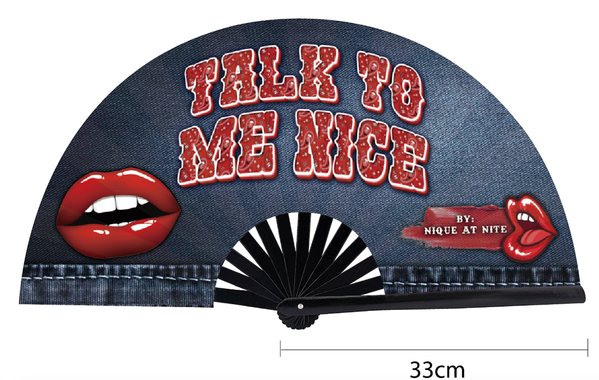 Talk to Me Nice Hand Fan