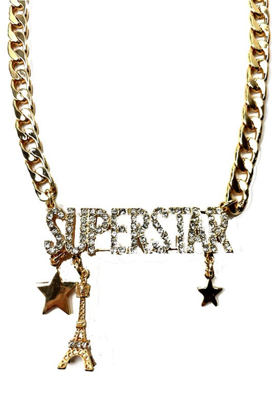 Gold Superstar Necklace