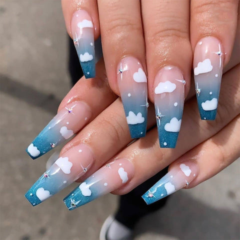The Clouds (Press On Nails) 12