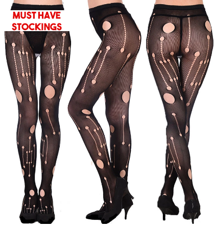 Rockstar Mesh Ripped Stockings