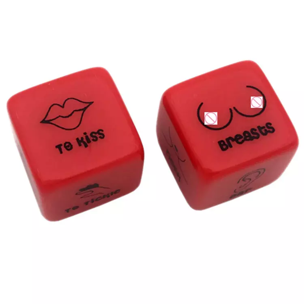 Red Erotic Dice Set