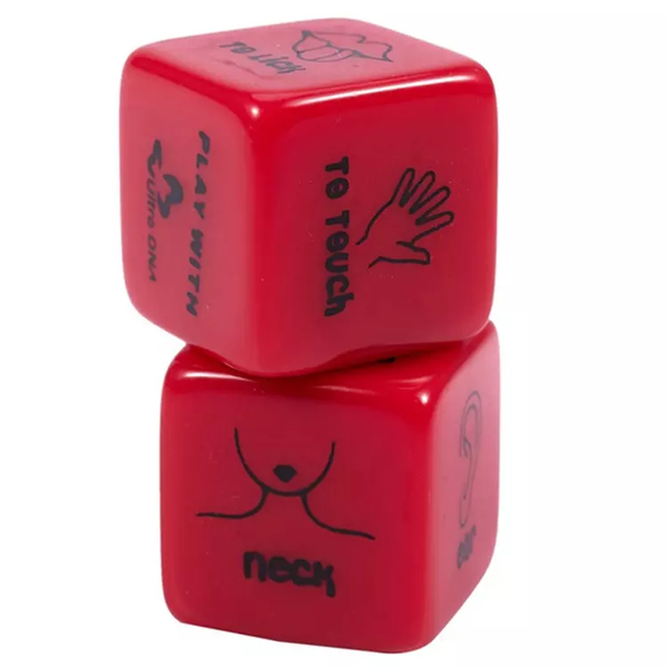 Red Erotic Dice Set