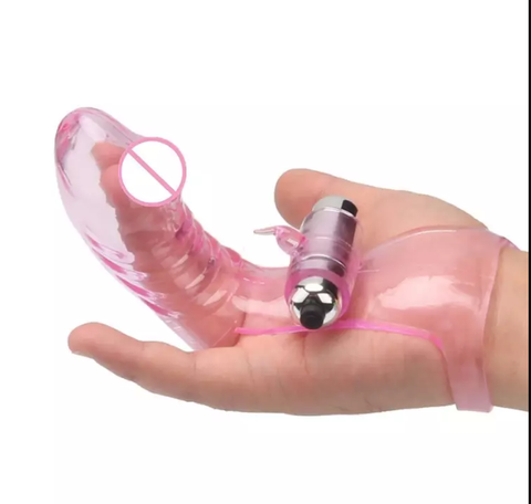 Pink Magic G Spot Finger Sleeve Vibrator